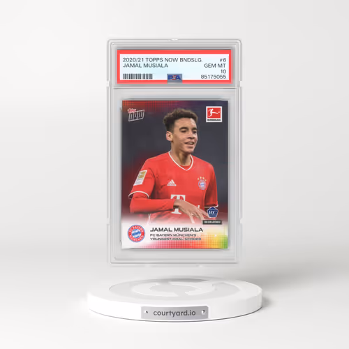 2020 Topps Now Bundesliga #6 Jamal Musiala (PSA 10 GEM MINT)