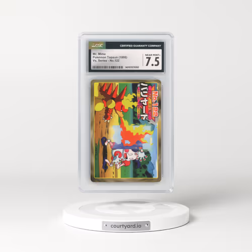 1997 (Two Pokémon) Vs. Series #122 Mr. Mime - (トップ)"Top" Logo on Back of Card (CGC 7.5 NM+)