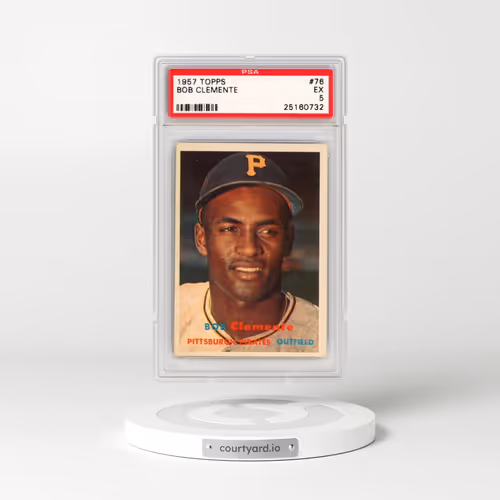 1957 Topps #76 Bob Clemente (PSA 5 EX)