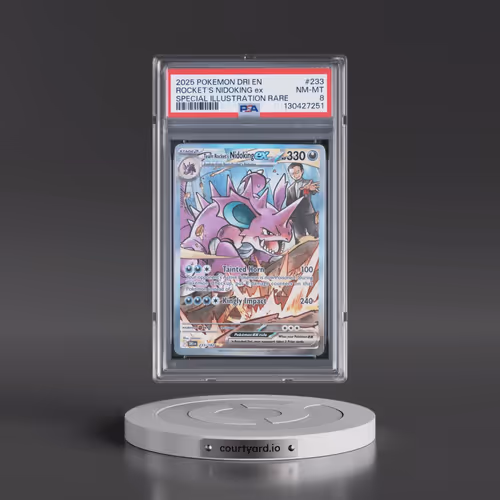 2025 Pokémon Dri EN-Destined Rivals #233 Team Rocket's Nidoking EX - Holo Special Illustration Rare
