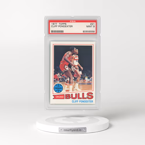 1977 Topps #21 Cliff Pondexter (PSA 9 MINT)