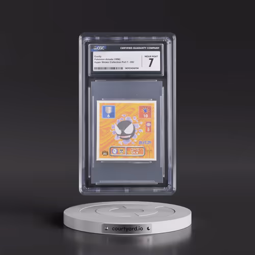 1996 Hyper Sticker Collection Part 1 (1996) #092 Gastly (CGC 7 NM)