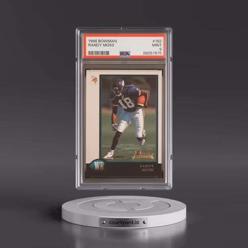1998 Bowman #182 Randy Moss (PSA 9 MINT)