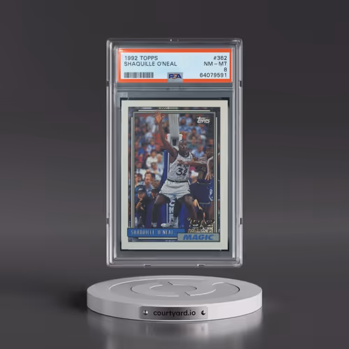 1992 Topps #362 Shaquille O'Neal (PSA 8 NM-MT)