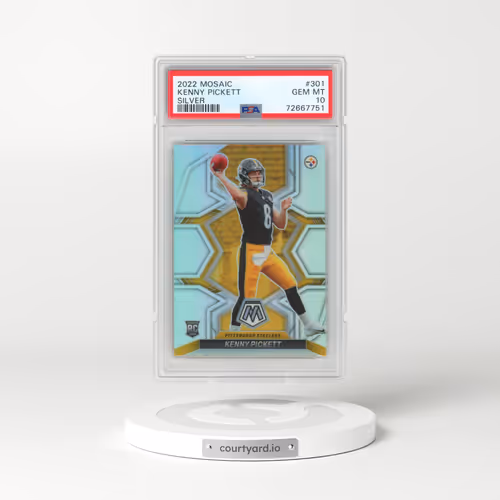 2022 Panini Mosaic #301 Kenny Pickett - Silver (PSA 10 GEM MINT)