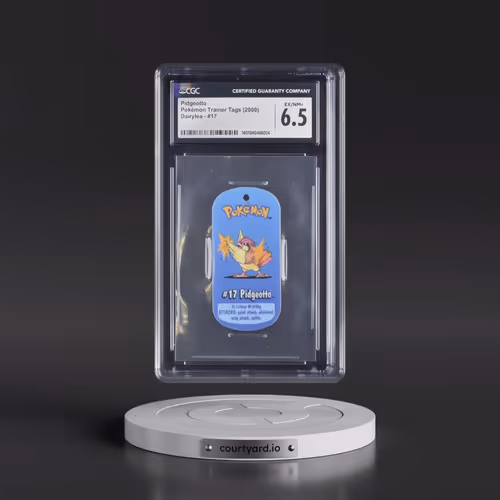 2000 Pokémon Trainer Tags (2000 Dairylea) - English #17 Pidgeotto (CGC 6.5 EX-NM+)