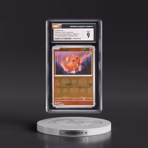 2022 Scarlet & Violet Promos CharmanderDNU - Reverse Holo 151 Card File Set Poké Ball (CGC 9 MINT)