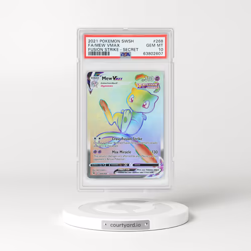 2021 Sword & Shield #268 Mew VMAX - Full Art Holo (PSA 10 GEM MINT)