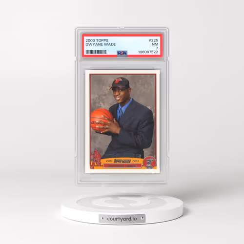 2003 Topps #225 Dwyane Wade (PSA 7 NM)