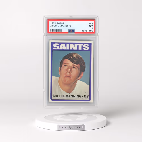 1972 Topps #55 Archie Manning (PSA 7 NM)