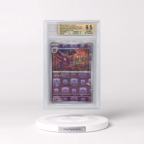 2023 Pokémon Card 151 #093 Haunter - Reverse Holo Master Ball (BGS 9.5 GEM MINT)