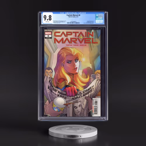 Captain Marvel #8 CGC 9.8 White Pages (Marvel Comics, 9/19) - Universal