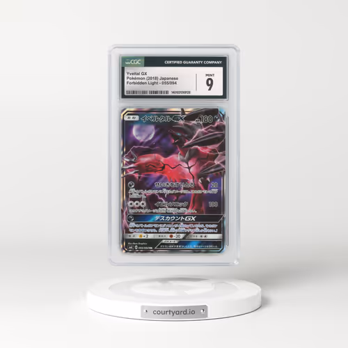 2018 Forbidden Light #055/094 Yveltal GX - Holo (CGC 9 MINT)