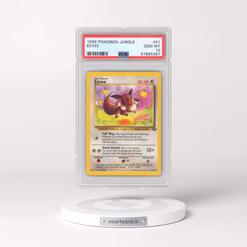 1999 Pokémon Jungle #51 Eevee (PSA 10 GEM MINT)