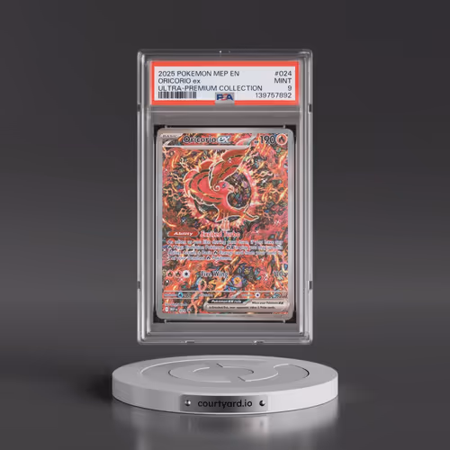 2025 Pokémon Mep EN-Me Black Star Promo #024 Oricorio EX - Holo Mega Charizard X EX Ultra-Premium Co