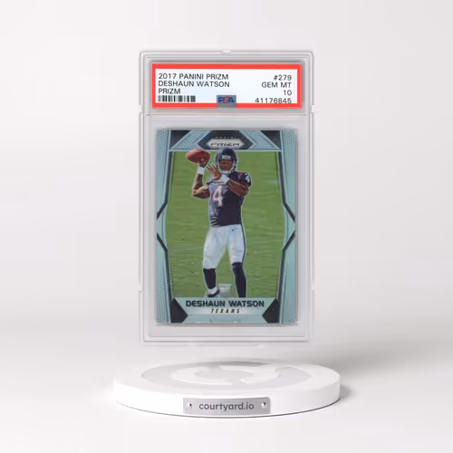 2017 Panini Prizm #279 Deshaun Watson - Prizm (PSA 10 GEM MINT)
