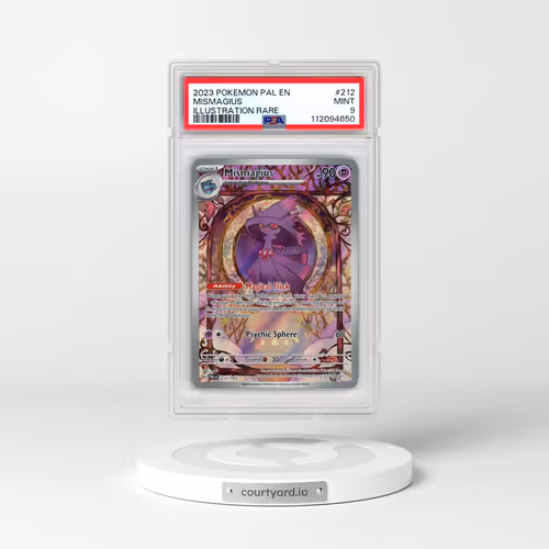 2023 Pokémon Pal EN-Paldea Evolved #212 Mismagius - Illustration Rare (PSA 9 MINT)