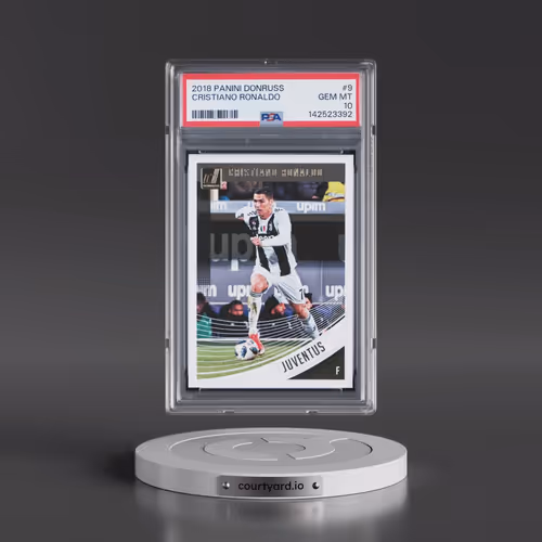 2018 Panini Donruss #9 Cristiano Ronaldo (PSA 10 GEM MINT)