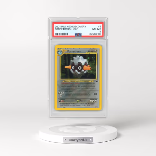 2001 Pokémon Neo Discovery #2 Forretress - Holo (PSA 8 NM-MT)