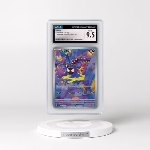 2023 Temporal Forces - TEF EN #177/162 Gastly - Illustration Rare (CGC 9.5 MINT+)