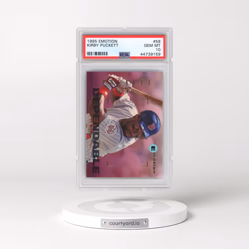 1995 Emotion #58 Kirby Puckett (PSA 10 GEM MINT)
