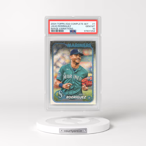 2024 Topps All-Star Game Complete Set Image Variations #1 Julio Rodriguez (PSA 10 GEM MINT)
