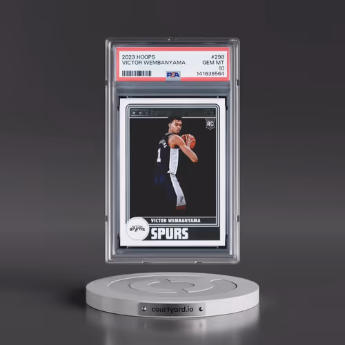 2023 Panini NBA Hoops #298 Victor Wembanyama (PSA 10 GEM MINT)
