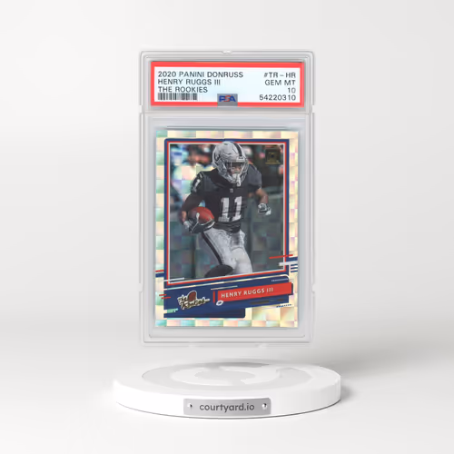 2020 Panini Donruss the Rookies #TR-HR Henry Ruggs III (PSA 10 GEM MINT)