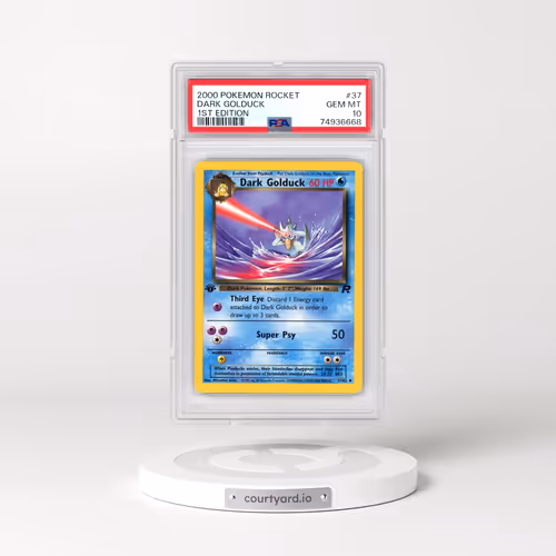 2000 Pokémon Rocket #37 Dark Golduck - 1st Edition (PSA 10 GEM MINT)