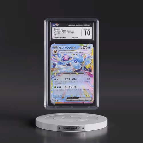 2024 Pokémon Sv8a-Terastal Fest EX #041 Glaceon EX - Holo (CGC 10 GEM MINT)