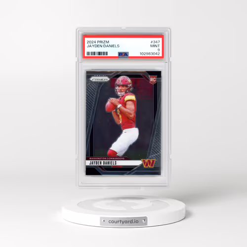 2024 Panini Prizm #347 Jayden Daniels (PSA 9 MINT)