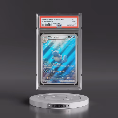 2023 Pokémon Mew EN-151 #171 Wartortle - Illustration Rare (PSA 9 MINT)