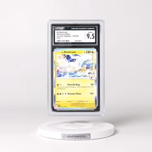 2025 Journey Together - JTG EN #116/159 N's Reshiram - Holo (CGC 9.5 MINT+)