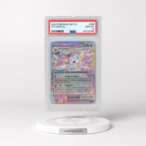 2024 Pokémon Ssp EN-Surging Sparks #086 Sylveon EX - Holo (PSA 10 GEM MINT)