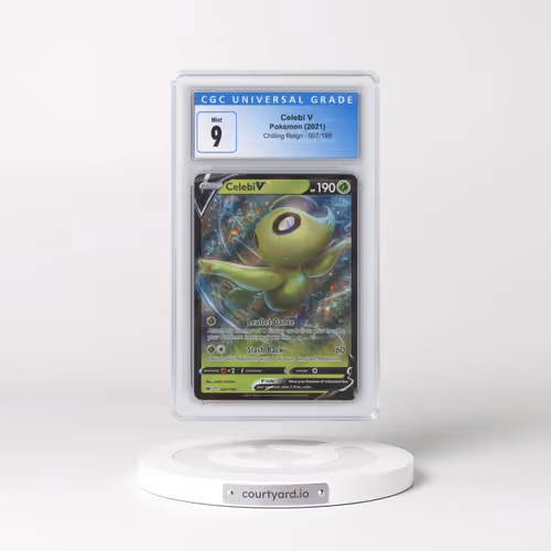 2021 Chilling Reign #007/198 Celebi V - Holo (CGC 9 MINT)