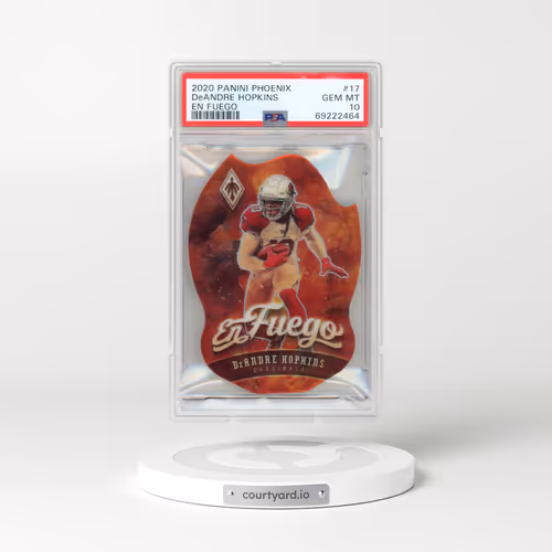 2020 Panini Phoenix EN Fuego #17 DeAndre Hopkins (PSA 10 GEM MINT)