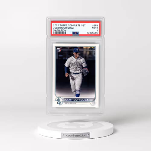 2022 Topps Complete Set #659 Julio Rodriguez - Variation (PSA 9 MINT)