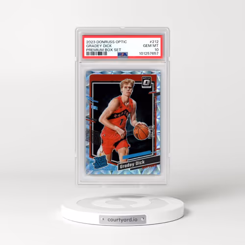 2023 Panini Donruss Optic #212 Gradey Dick - Premium Box Set (PSA 10 GEM MINT)