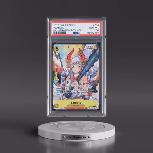 2025 One Piece Promos #016 Yamato - Illustration Box Vol 2 (PSA 10 GEM MINT)