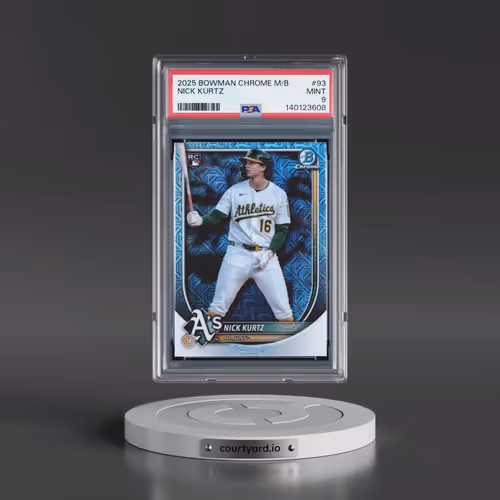 2025 Bowman Chrome Mega Box #93 Nick Kurtz (PSA 9 MINT)