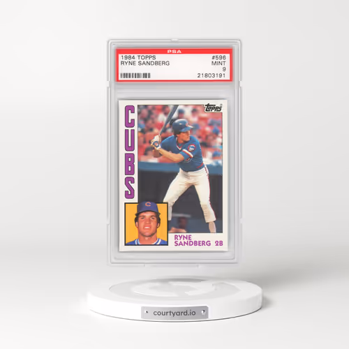 1984 Topps #596 Ryne Sandberg (PSA 9 MINT)