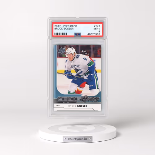 2017 Upper Deck #247 Brock Boeser (PSA 9 MINT)