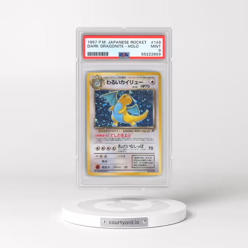 1997 Pokémon Rocket #149 Dark Dragonite - Holo (PSA 9 MINT)