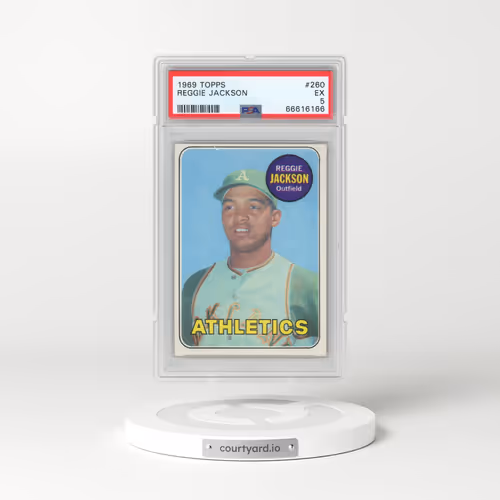 1969 Topps #260 Reggie Jackson (PSA 5 EX)