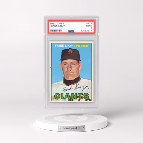 1967 Topps #279 Frank Linzy (PSA 9 MINT)