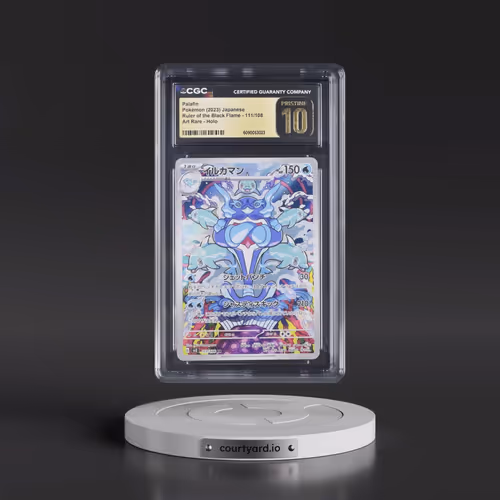 2023 Pokémon SV3-Ruler of the Black Flame #111 Palafin - Art Rare (CGC 10 PRISTINE)