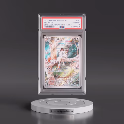 2024 Pokémon SV-P Promo #192 Meowth - Start Deck Generations Special Battle Set (PSA 10 GEM MINT)