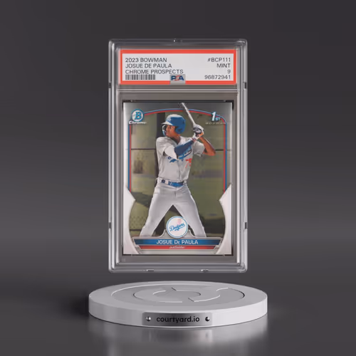 2023 Bowman Chrome Prospects #BCP111 Josue de Paula (PSA 9 MINT)