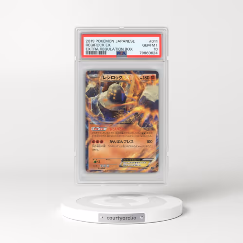2019 Pokémon Extra Regulation Box #011 Regirock EX - Holo (PSA 10 GEM MINT)