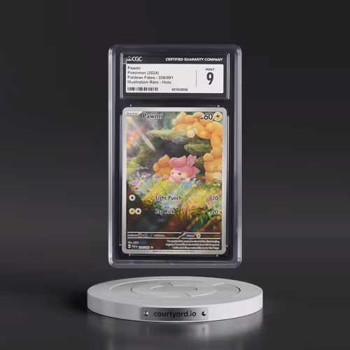 2024 Paldean Fates - PAF EN #226/091 Pawmi - Illustration Rare Holo (CGC 9 MINT)